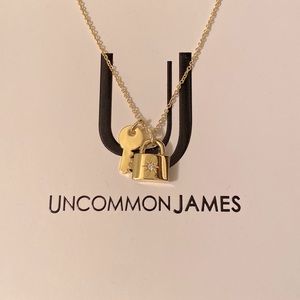 Uncommon James lock and key necklace